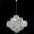 Chandelier 36 Murano Iridescent Glass Discs 70s attributed to Gino Vistosi for Vistosi For Sale - Image 13 of 13