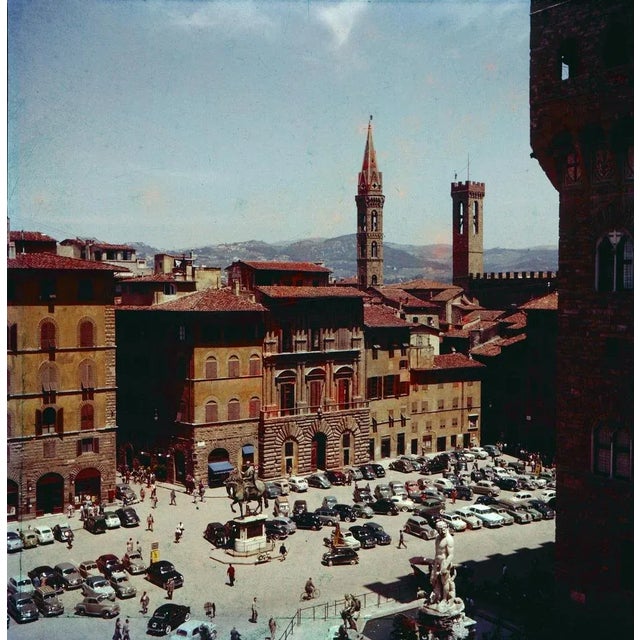Piazza della Signoria, Florence, Italy, 1956 / 2020s, Photograph For Sale - Image 4 of 4