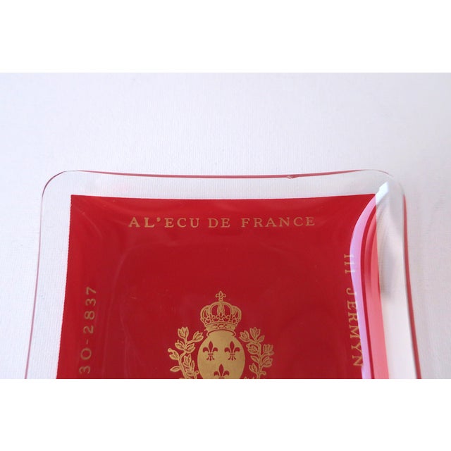 Red London Restaurant Catchall For Sale - Image 8 of 10