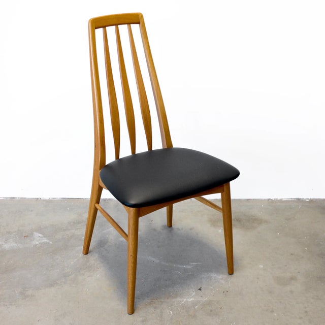 Wood Koefoed Hornslet "Eva" Oak Dining Chairs Designed by Niels Koefoed For Sale - Image 7 of 11
