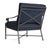 Not Yet Made - Made To Order Brown Jordan Venetian Lounge Chair, Textured Pewter frame with Fusion Neptune fabric For Sale - Image 5 of 11