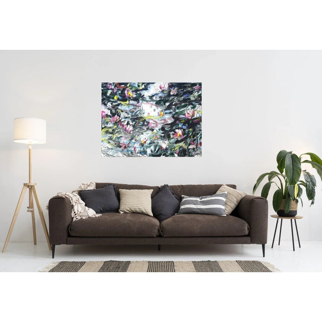Water Lilies 1.Modern Original Painting.Arts Bound For Sale - Image 10 of 12