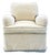 Cream Velvet Armchair by Dessin Fournir, 2010s For Sale