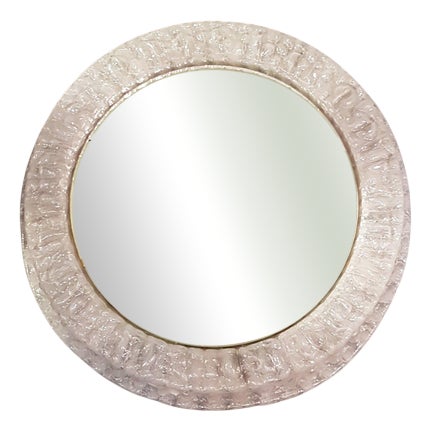 Round Mirror from Hillebrand, 1970s For Sale