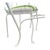 Mid 20th Century Vintage Wrought Iron Dining Set – Painted Benjamin Moore Mountain Peak White For Sale - Image 5 of 10