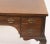 1900 - 1909 Large Antique Style Mahogany Writing Desk Chippendale Style Brass Handles For Sale - Image 5 of 7