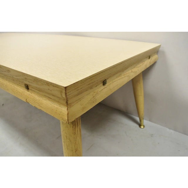 Mid Century Modern Atomic Era Laminate & Wood Coffee Table Set - 3 Pc Set For Sale In Philadelphia - Image 6 of 12