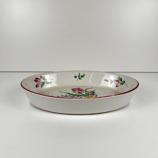 Réverbère Model Dish with Tulip Motif from KG Lunéville, 1980s For Sale - Image 9 of 9