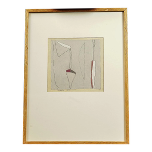 Untitled | Late 20th C. Charron Abstract Illustration, Signed and Dated
