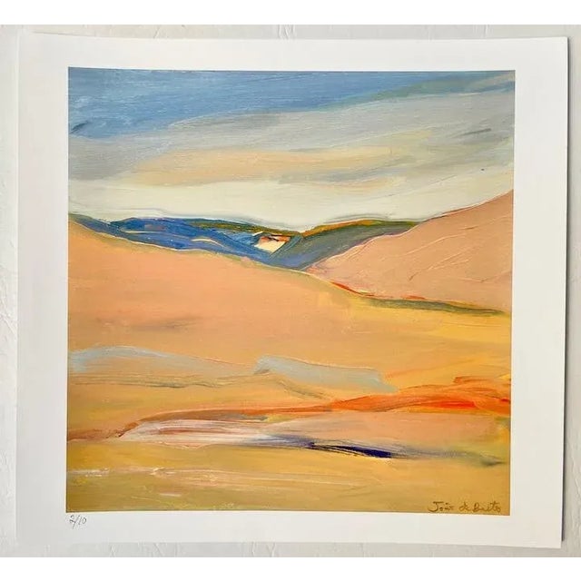 “Dunes” Giclee Print of an Impressionist Landscape Oil Painting by Joao De Brito - For Sale - Image 9 of 9