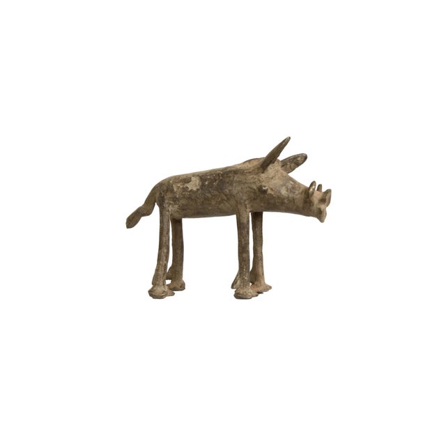 Mid 20th Century Vintage African Bronze Warthog For Sale - Image 5 of 5