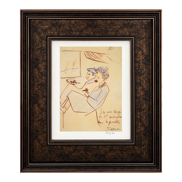 Pablo Picasso Trip to Paris 1 Limited Edition Framed For Sale