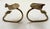 Hollywood Regency Solid Brass Curtain Tiebacks, a Pair For Sale - Image 11 of 12