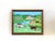 2000 - 2009 A Country Folk Art Rural Farm Scene Signed Kay Benham 06 Oil on Canvas For Sale - Image 5 of 6