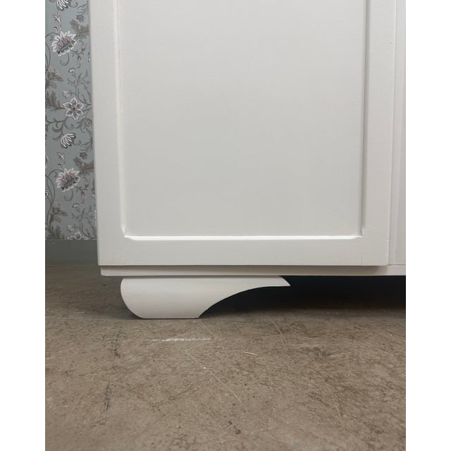 Vintage White Wardrobe, 1950s For Sale - Image 10 of 12