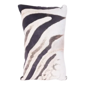 British Colonial Style Zebra Print Pillow