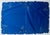 Mid 20th Century Set of 6 Madeira Blue Cotton Placemats & Embroidered White Florals For Sale - Image 14 of 15