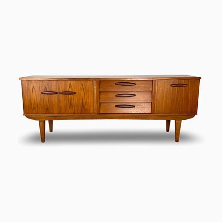 Mid-Century Teak Sideboard from Beautility, 1960s For Sale - Image 10 of 10