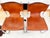 Set 8 Carlo Bartoli T 70 920 Cantilever Chairs Brown Leather - 8 PCS For Sale - Image 12 of 18