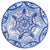 1960s Italian Studio Pottery Faience Dish with Geometric and Floral Pattern, 1960s For Sale - Image 5 of 5