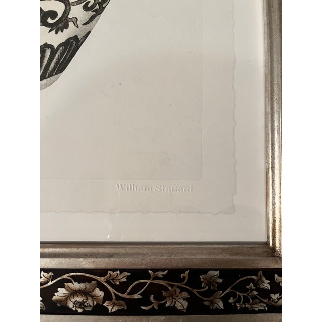 Vintage William Stafford Black & White "Chinese Vases" 19/295 Limited
