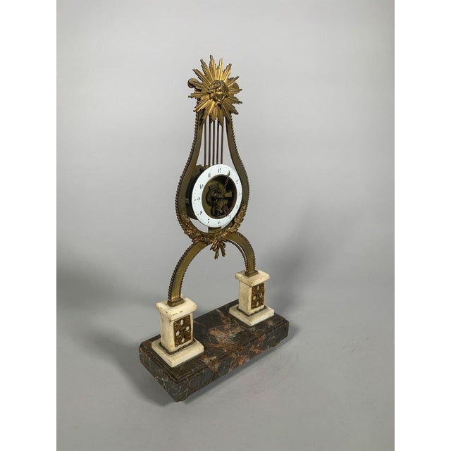 Louis XVI period skeleton clock For Sale - Image 11 of 11
