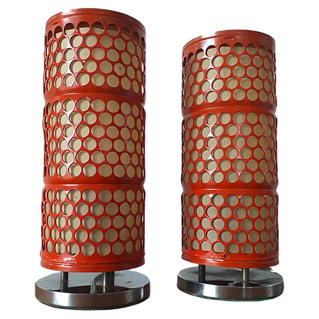 Mid-Century Table Lamps by Josef Hurka for Napako, 1960s, Set of 2 For Sale