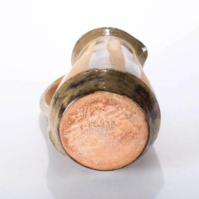 Mid 20th Century Mid-Century Modern Hand-Thrown and Glazed Studio Pottery Pitcher For Sale - Image 5 of 8