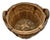 Large Size Substantially Made Antique American Hand Woven Ash Wood Splint Maine Apple Farm Basket For Sale - Image 14 of 18