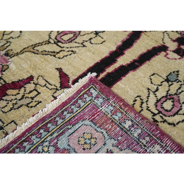 Traditional Antique Tehran Rug 9' x 12'9'' For Sale - Image 3 of 10