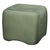 Cushion Concrete Stool, Olive Green For Sale