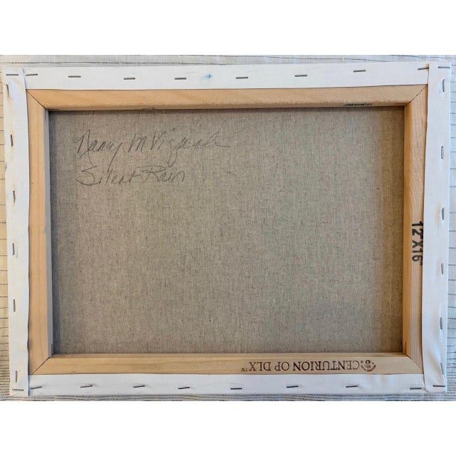 “Silent Rain” Oil on Linen by Nancy M. Vignola For Sale In Providence - Image 6 of 7