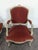 Louis XV Red Cabriolet Armchairs, Set of 2 For Sale - Image 4 of 7