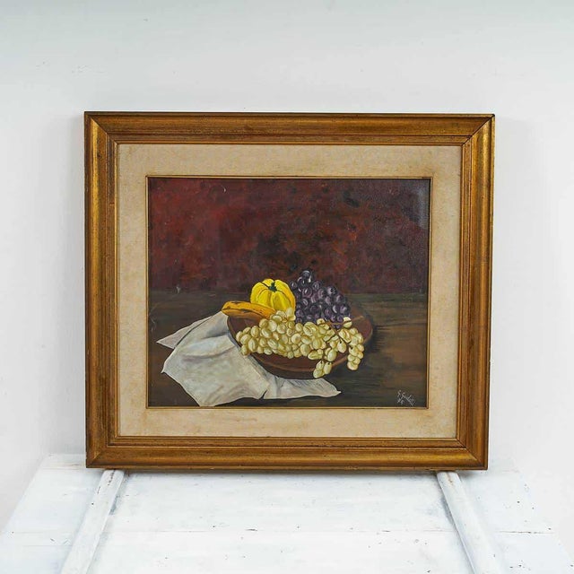 G. Guidetti, Still Life, 1970s, Oil on Canvas, Framed For Sale - Image 6 of 6