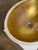 Sherle Wagner Vintage Sherle Wagner Italian Porcelain Undermount Sink With Gold Interior For Sale - Image 4 of 17