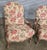 French Late 20th Century Pair of Century Furniture Louis XV Style Arm Chairs With Chintz Fabric & Down For Sale - Image 3 of 10