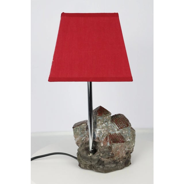 Ceramic Lamp by Michel Argans, 1990s For Sale - Image 4 of 13