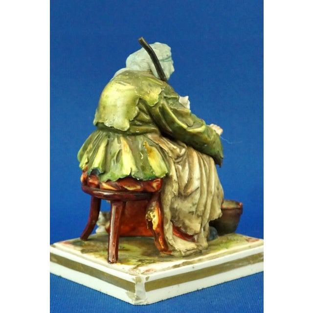 18th Century Porcelain Sculpture of a Beggar by Real Casa Ferdinandea Naples, Ginori Doccia, Italy For Sale - Image 6 of 18