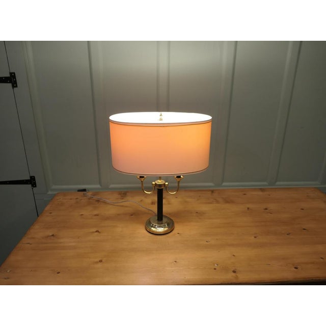 Large Hollywood Regency Twin Table Lamp, 1970 For Sale - Image 4 of 8