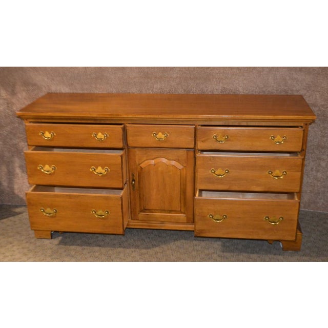 Vintage Traditional Style Ethan Allen Solid Maple Dresser Chairish