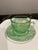 1980s Chantilly Green Cup and Saucer Set Made by Indiana Glass - Set of 4 For Sale - Image 12 of 12