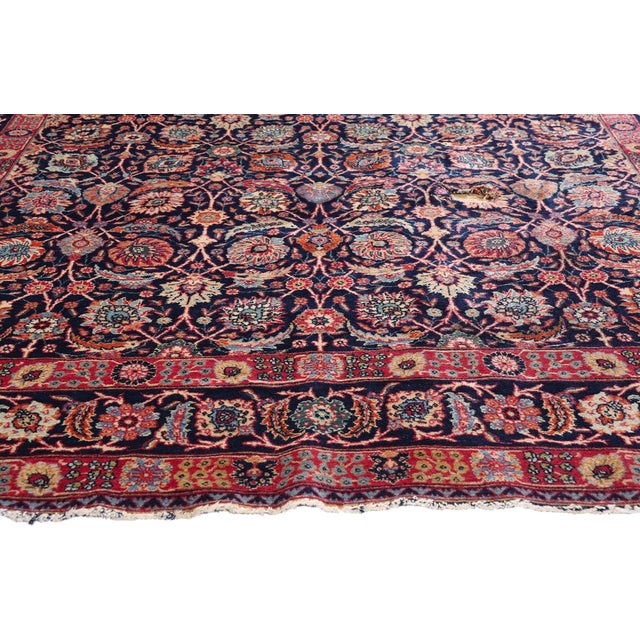 Late 19th Century Persian Tabriz Rug, 06'07 X 10'02 For Sale - Image 4 of 10