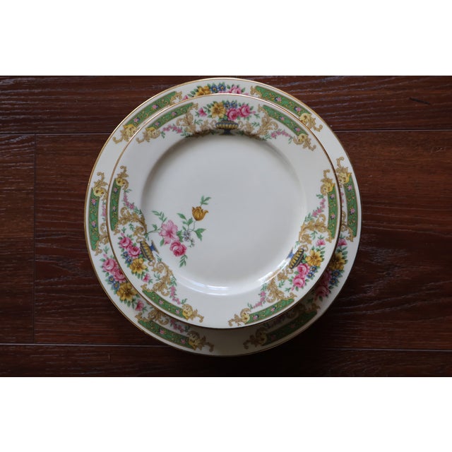 Early 20th Century 1920s Hass & Czjzek Crown Imperial Czech Porcelain Plates, Set of 11 For Sale - Image 5 of 18