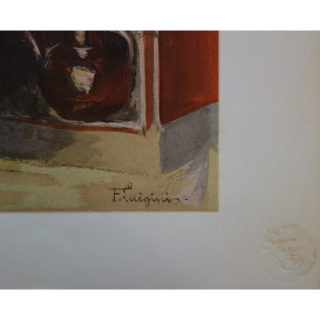 F. Luigini, La Servante, 1897, Lithograph For Sale - Image 3 of 5