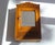 Wood Antique Art Deco Lacquered Oak Mirror Apothecary Cabinet with Carved Door, 1920s For Sale - Image 7 of 9
