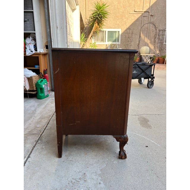 1940s Chippendale Desk / Vanity For Sale - Image 4 of 6