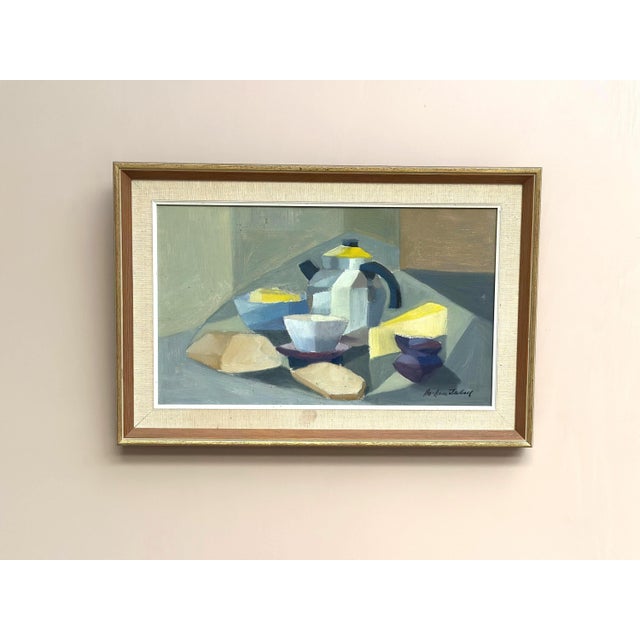 Bo Arne Irehall, Still Life, 1960s, Oil on Canvas, Framed For Sale - Image 18 of 18