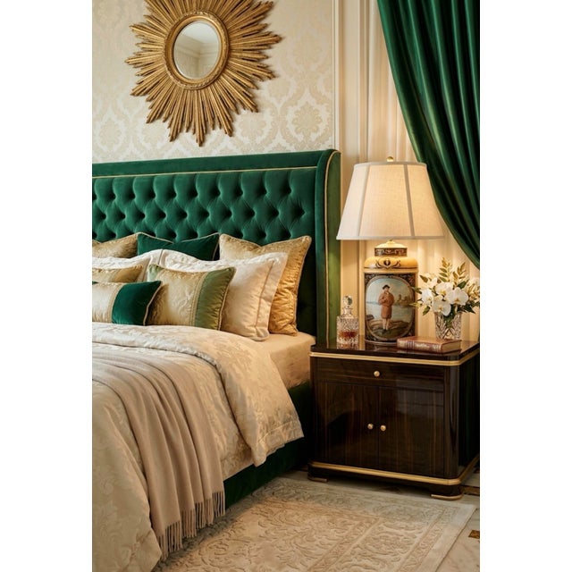 Vintage 1980s English Tole Tea Caddy Table Lamp For Sale - Image 11 of 12