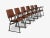 Studio Bbpr, Lacquered Iron, Wood, Twelve Armchairs, Italy, 1960s For Sale - Image 17 of 17