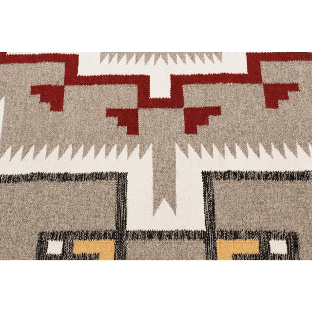 Pasargad Home Tuscany Mocha Wool Area Rug- 8'10'' X 12' 1'' For Sale - Image 4 of 5